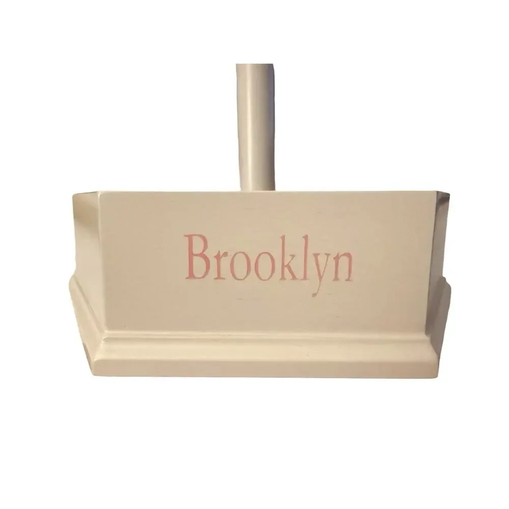 Pottery Barn Kids Jewelry Stand CottageCore Wood Tray 4 Arms Crystal Knobs READ